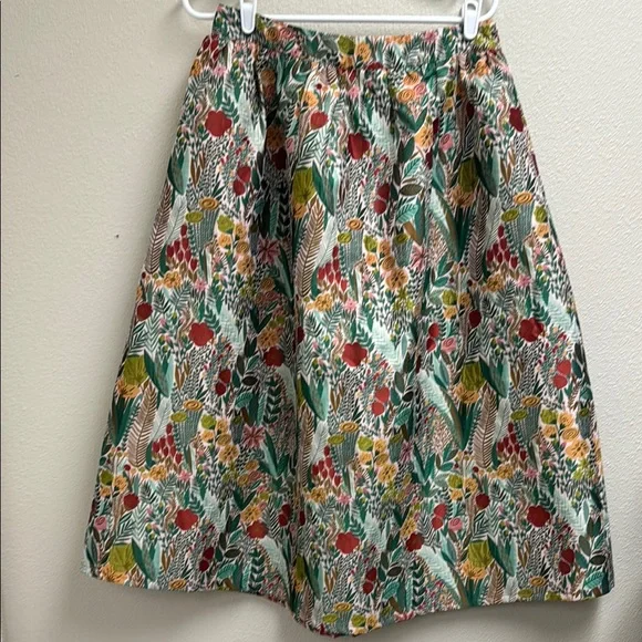 Fall Anthropologie Sunday in Brooklyn Lined Skirt-Size L - Picture 3 of 7